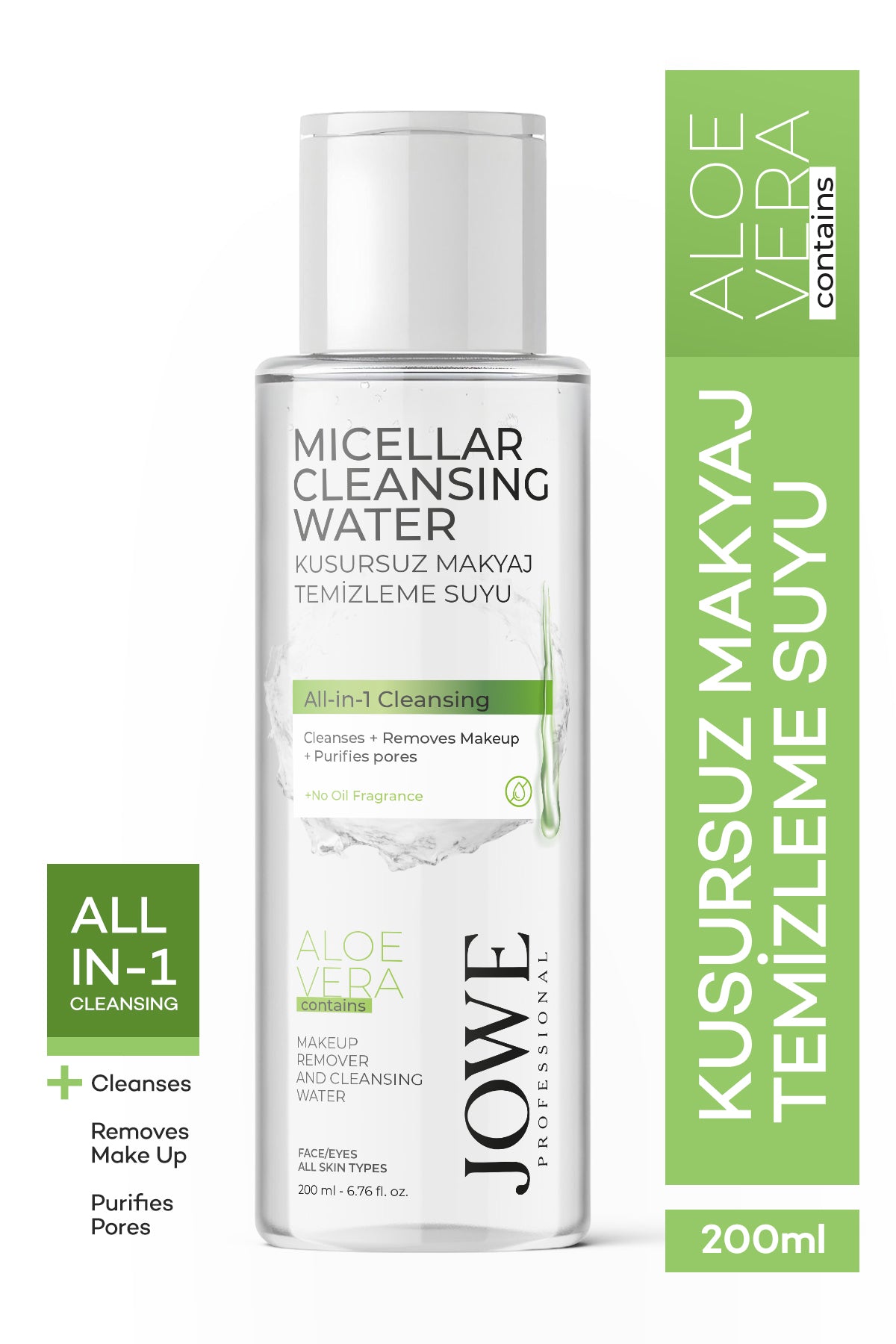 Micellar Cleansing Water - Makyaj Temizleme Suyu - 250 ml