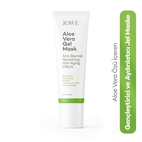 Aloe Vera Özü Gençleştirici ve Aydınlatıcı Jel Maske - 40 ml