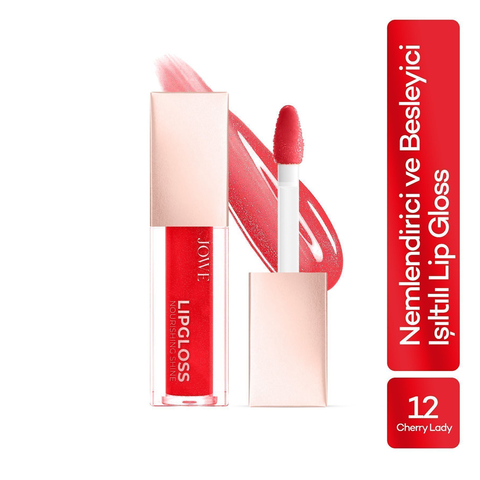 Lipgloss Nemlendirici ve Besleyici Dudak Parlatıcı - 12 Cherry Lady