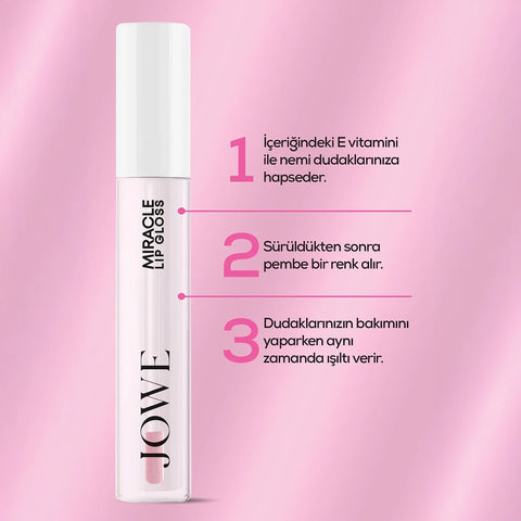 Miracle Lip Gloss - Renk Değiştiren Dudak Parlatıcısı - 6 ml