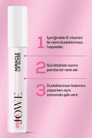 Miracle Lip Gloss - Renk Değiştiren Dudak Parlatıcısı - 6 ml